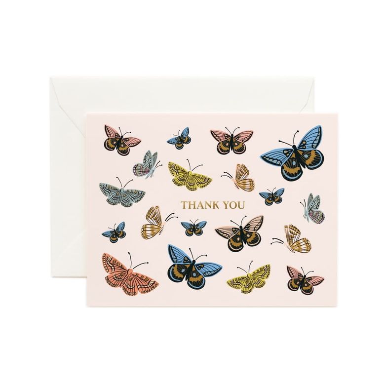 Monarch Thank You Card 감사 카드