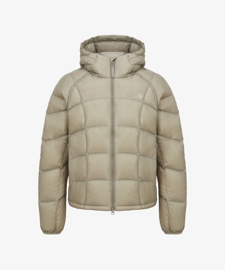 NJ1DS91C 여성 라이트 팩 다운 자켓 GRAYISH_BEIGE