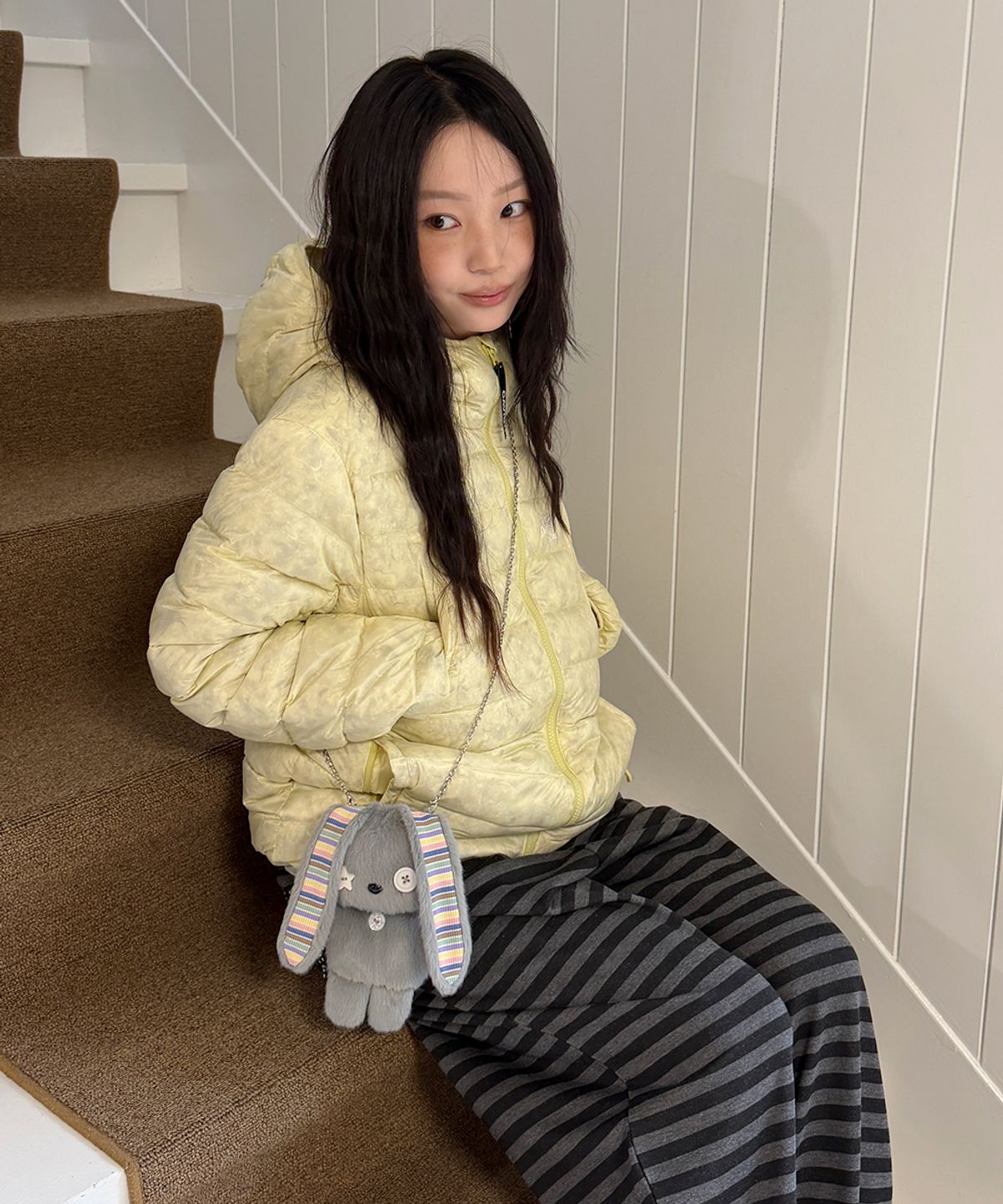 카비시(CAVISH) LIGHT WEIGHT DOWN JACKET BUTTER CREAM(CV2EWUB901A)