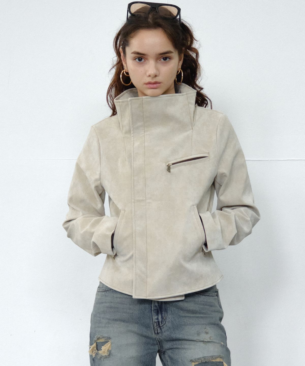 미드나잇 무브(MIDNIGHT MOVE) vt lt jacket (beige)
