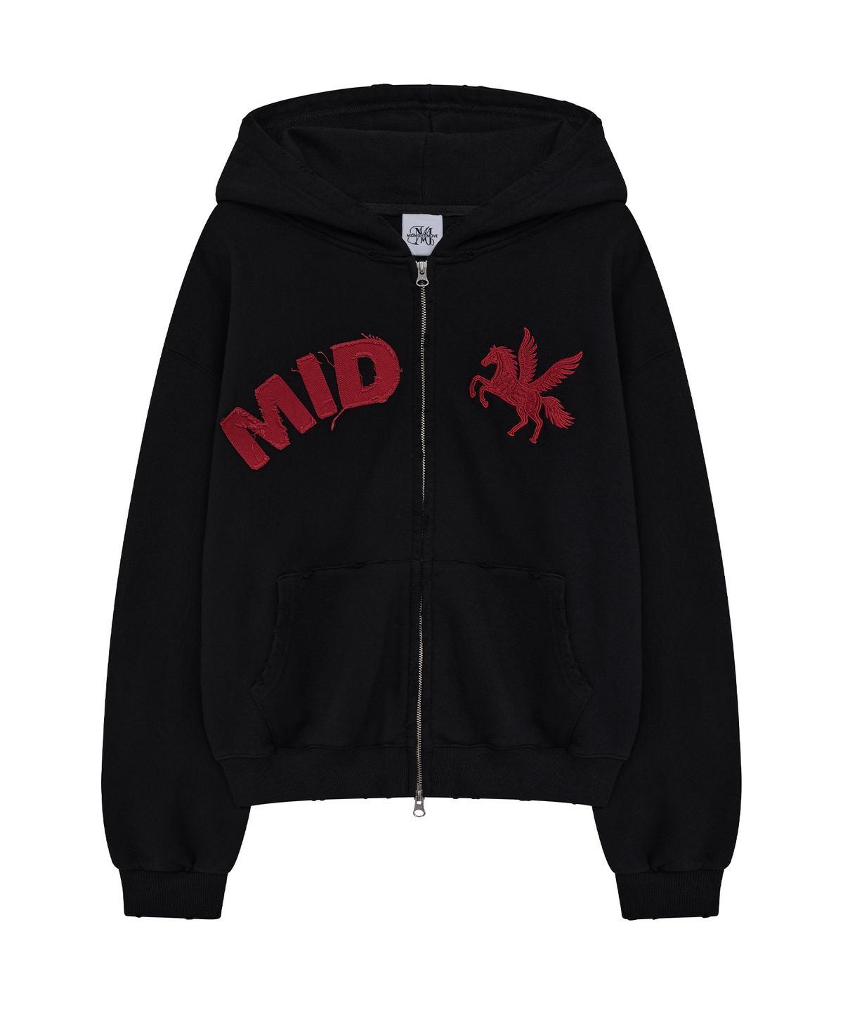 미드나잇 무브(MIDNIGHT MOVE) mid horse zip up (black)