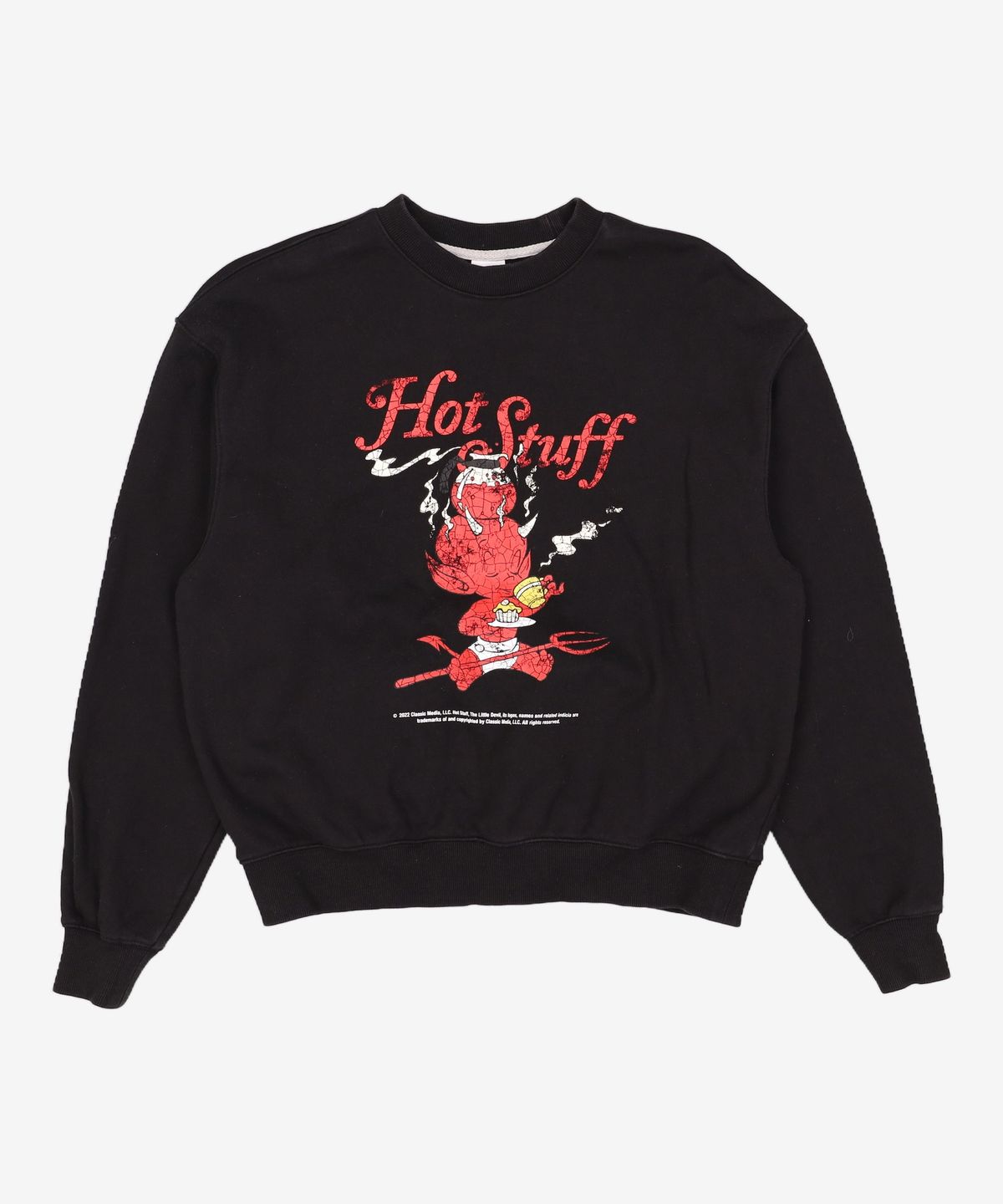 오아이오아이 컬렉션(OIOI COLLECTION) HOT STUFF SWEATSHIRTS [BLACK] M