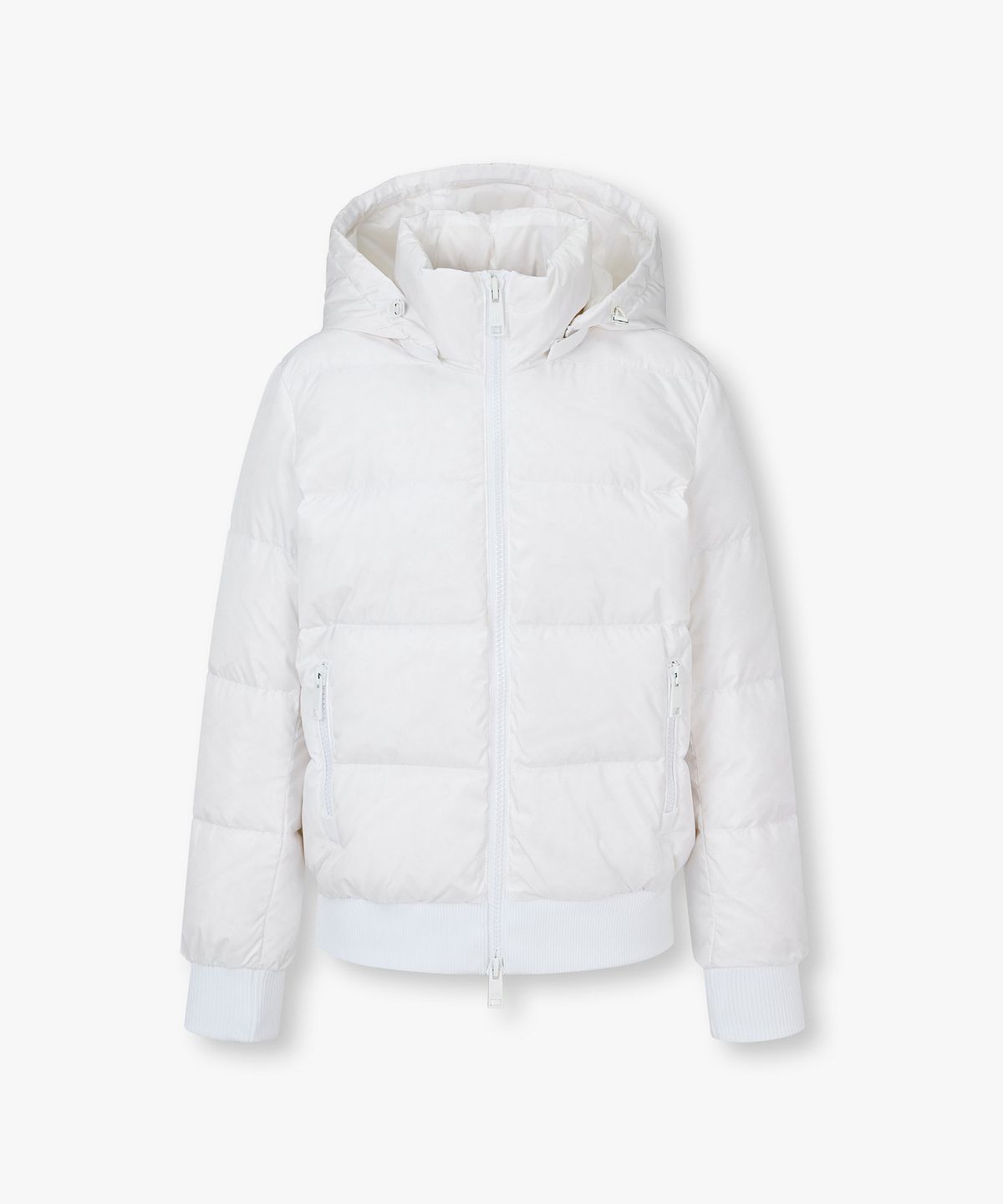 아르마니 익스체인지(ARMANI EXCHANGE) 여성 디태처블 후드 다운 패딩 자켓 _화이트_A425310900