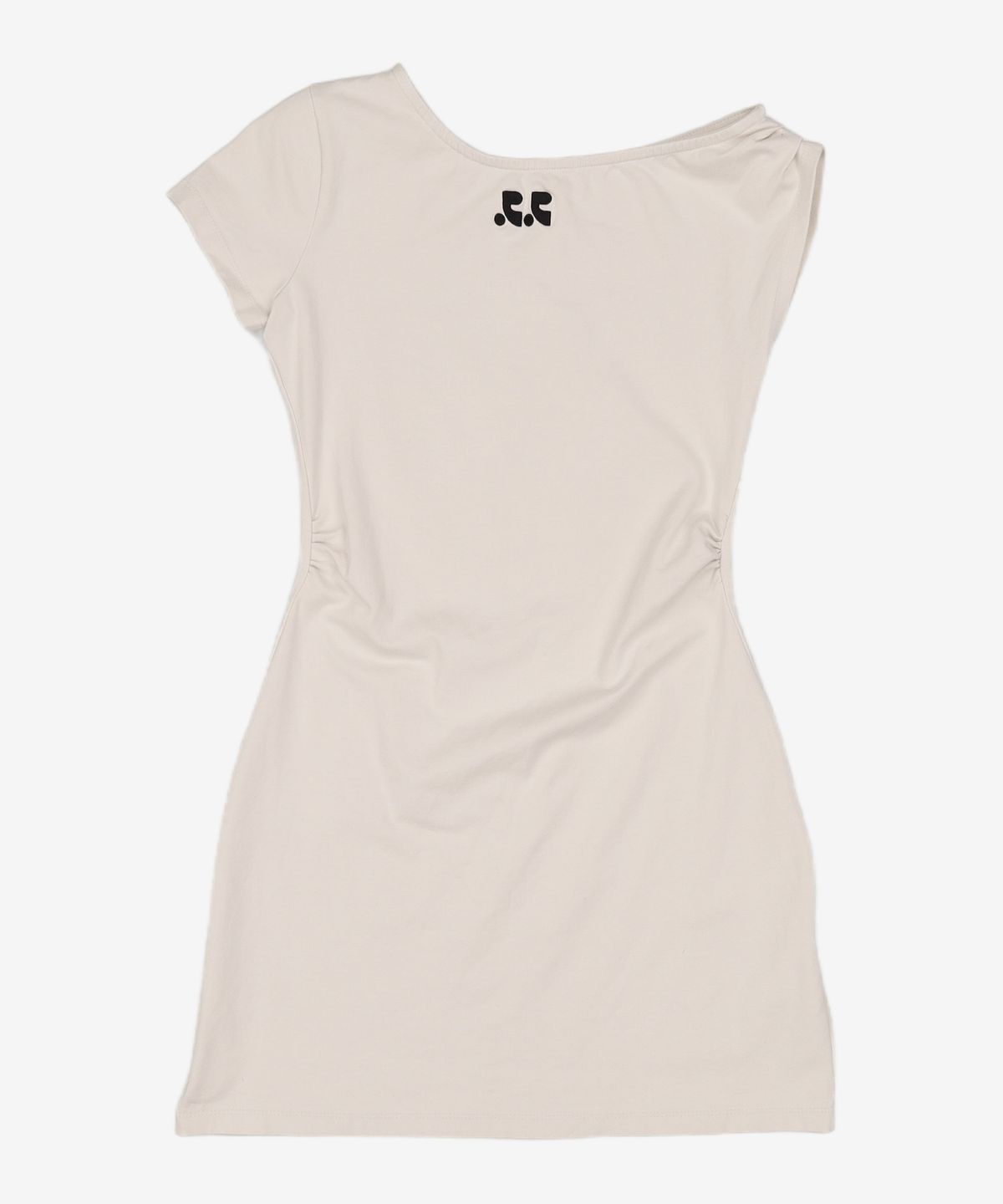 레스트앤레크레이션(REST&RECREATION) UNBALANCE JERSEY DRESS - CHARCOAL ONE