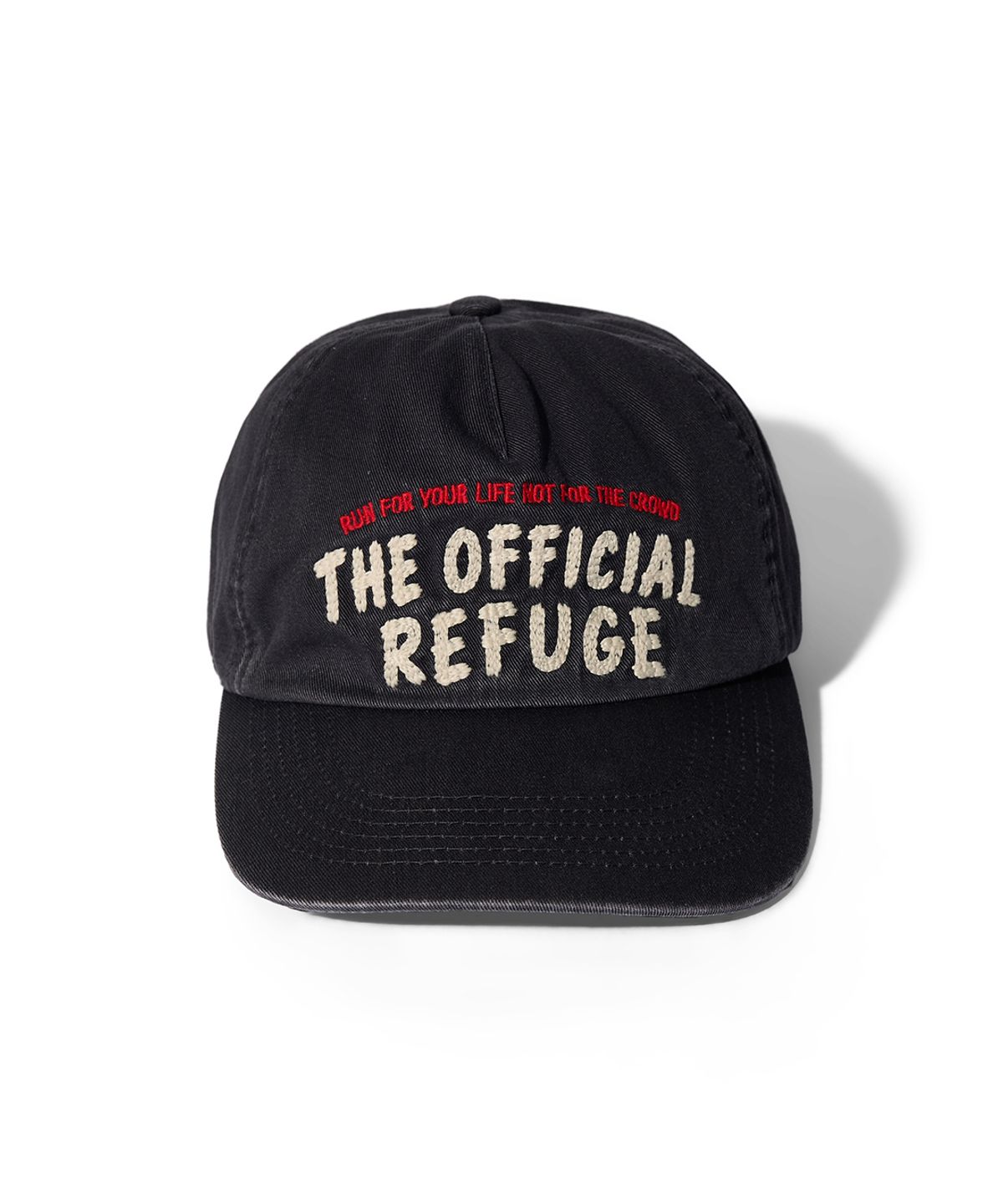 더 오피셜 레퓨지(THE OFFICIAL REFUGE) 5 PANEL VINTAGE CAP NAVY
