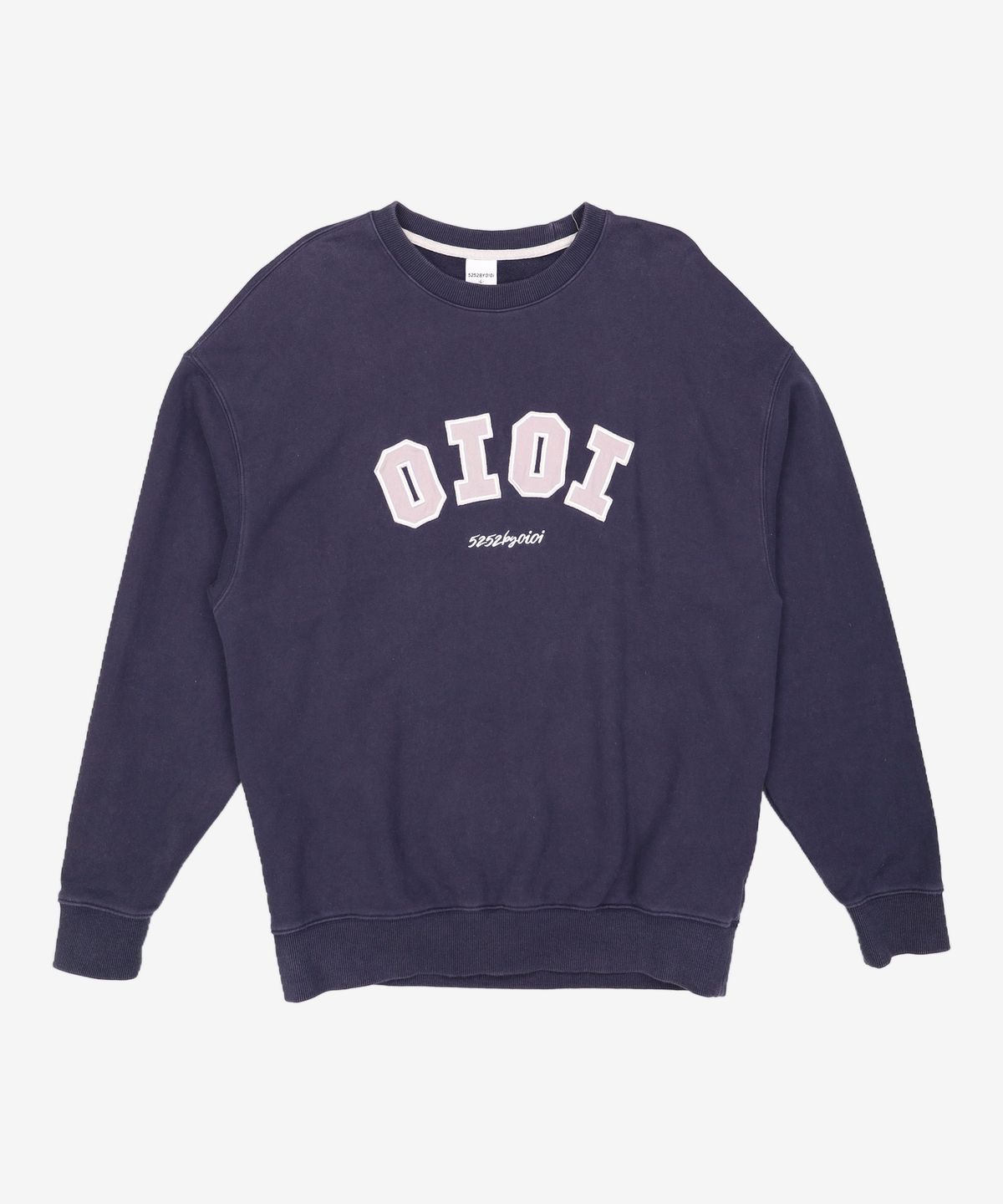 오아이오아이 컬렉션(OIOI COLLECTION) SIGNATURE SWEATSHIRTS [NAVY] L