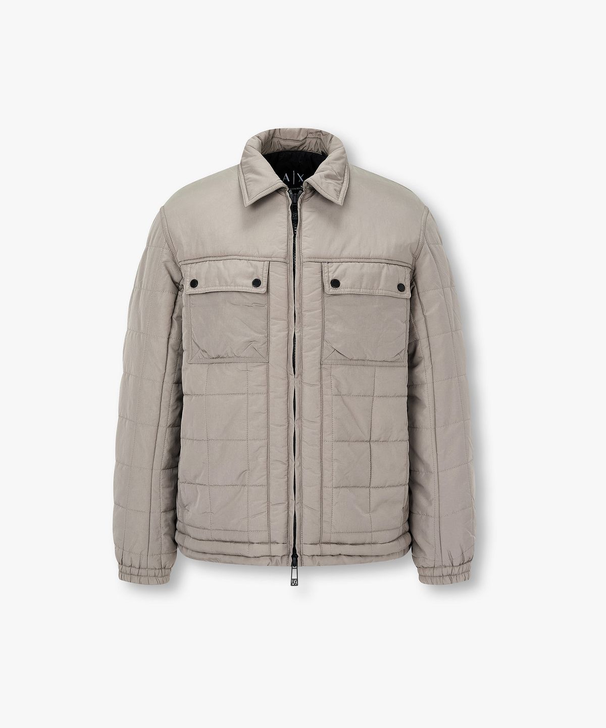 아르마니 익스체인지(ARMANI EXCHANGE) 남성 나일론 스퀘어 퀼팅 블루종 _토프_A416110003