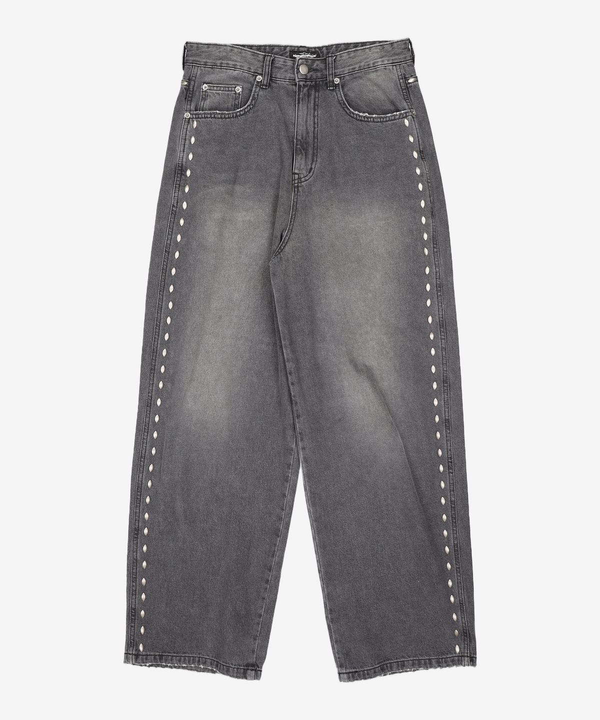 나이스고스트클럽(NICEGHOSTCLUB) STUD WIDE DENIM PANTS_BLACK(NG2ESUD112A) M