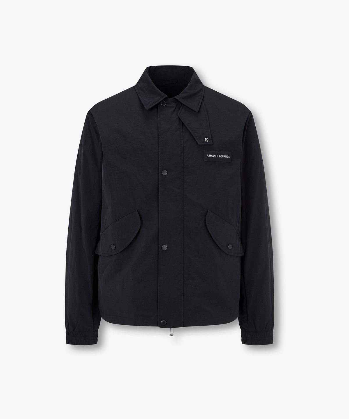 아르마니 익스체인지(ARMANI EXCHANGE) 남성 로고 패치 더블 클로저 자켓 _다크 네이비_A416110010