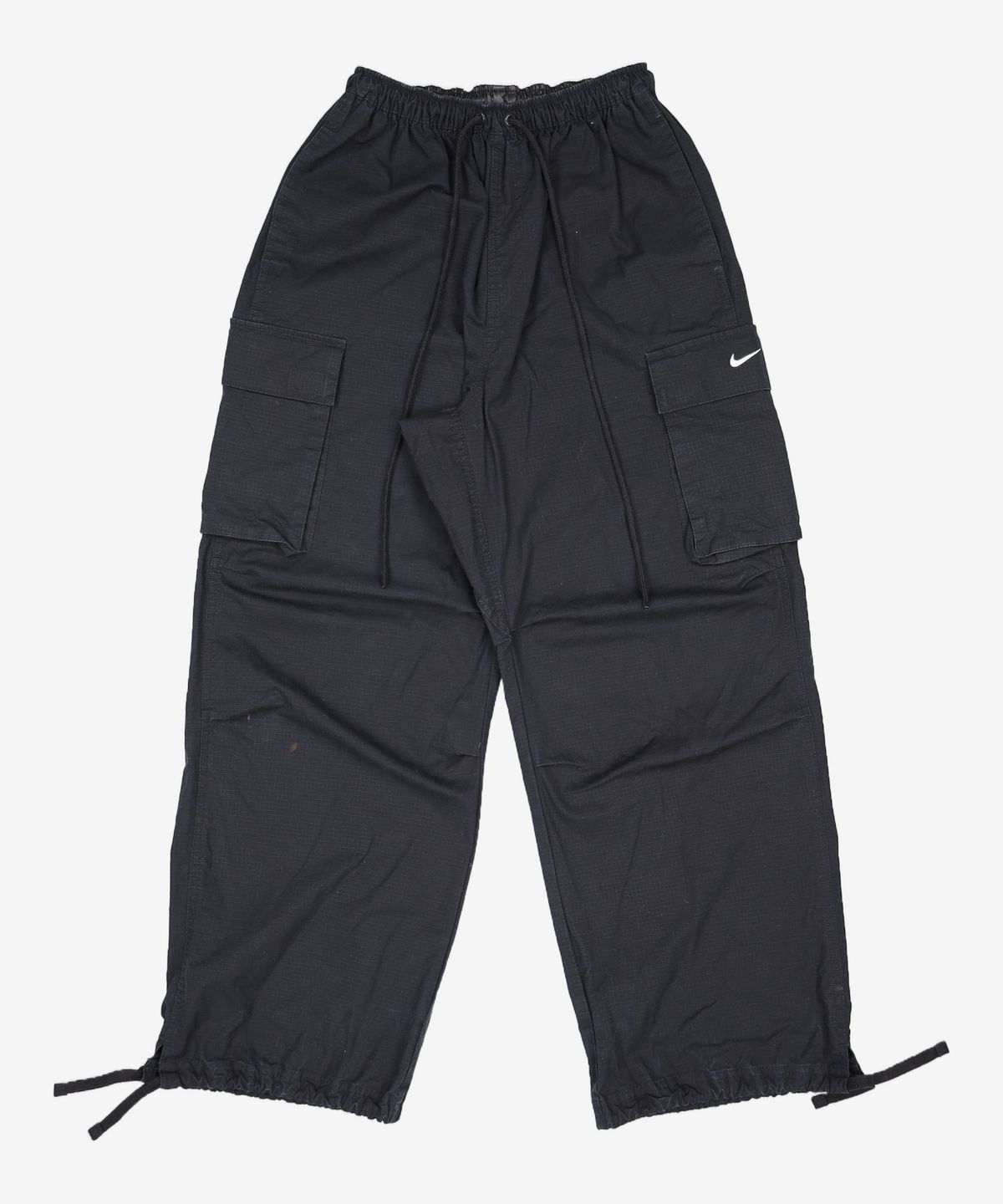 나이키(NIKE) 스포츠웨어 미드라이즈 오버사이즈 카고 팬츠 W - 블랙:화이트 / IB1059-010 S