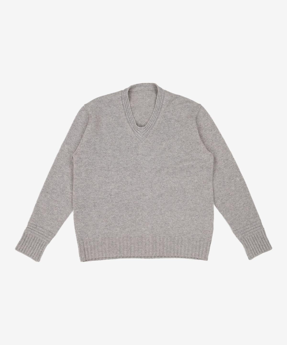 유스(YOUTH) Cashmere Cricket Knit - Melange Grey M