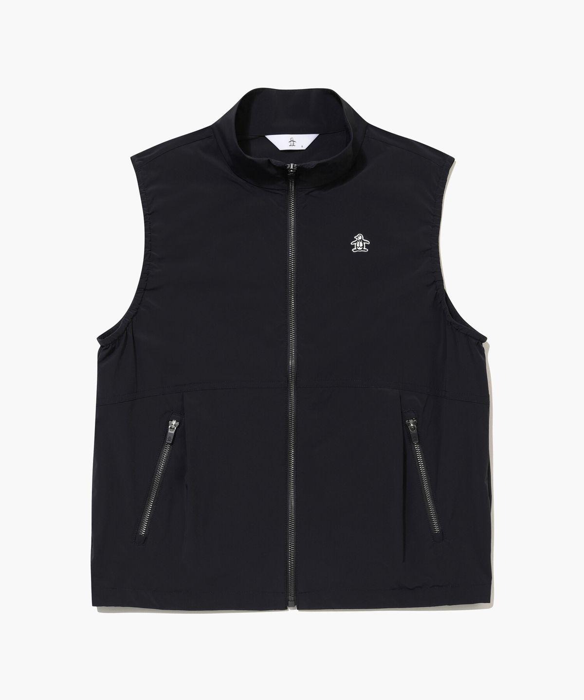 먼싱웨어(MUNSINGWEAR) 여성 홑겹 우븐베스트 블랙 MR322LWV81