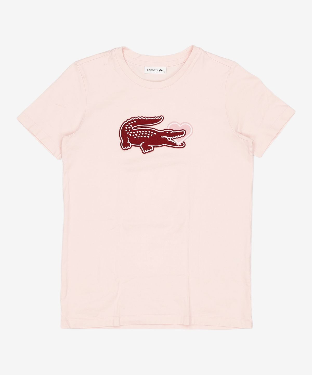 라코스테(LACOSTE) 여성 반팔 슬림핏 리오더 티셔츠 LCST TF6284-19BRADY 36