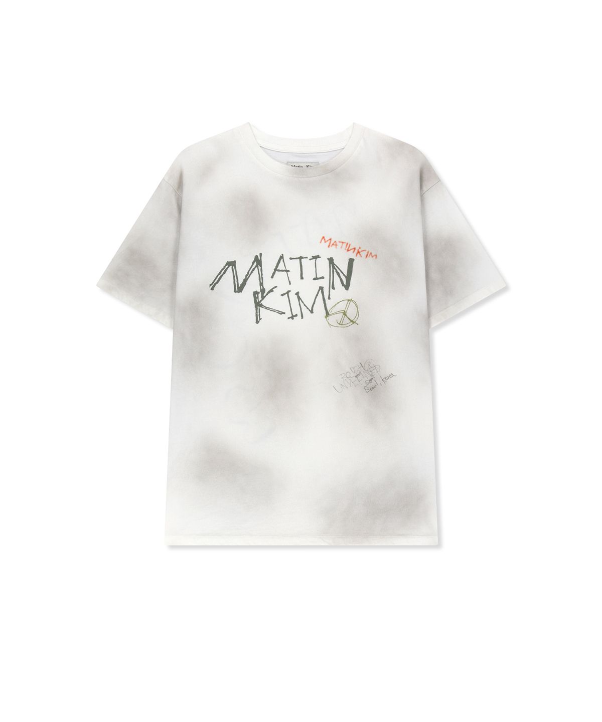 마뗑킴(MATIN KIM) VINTAGE GRAFFITI LOGO TOP IN WHITE