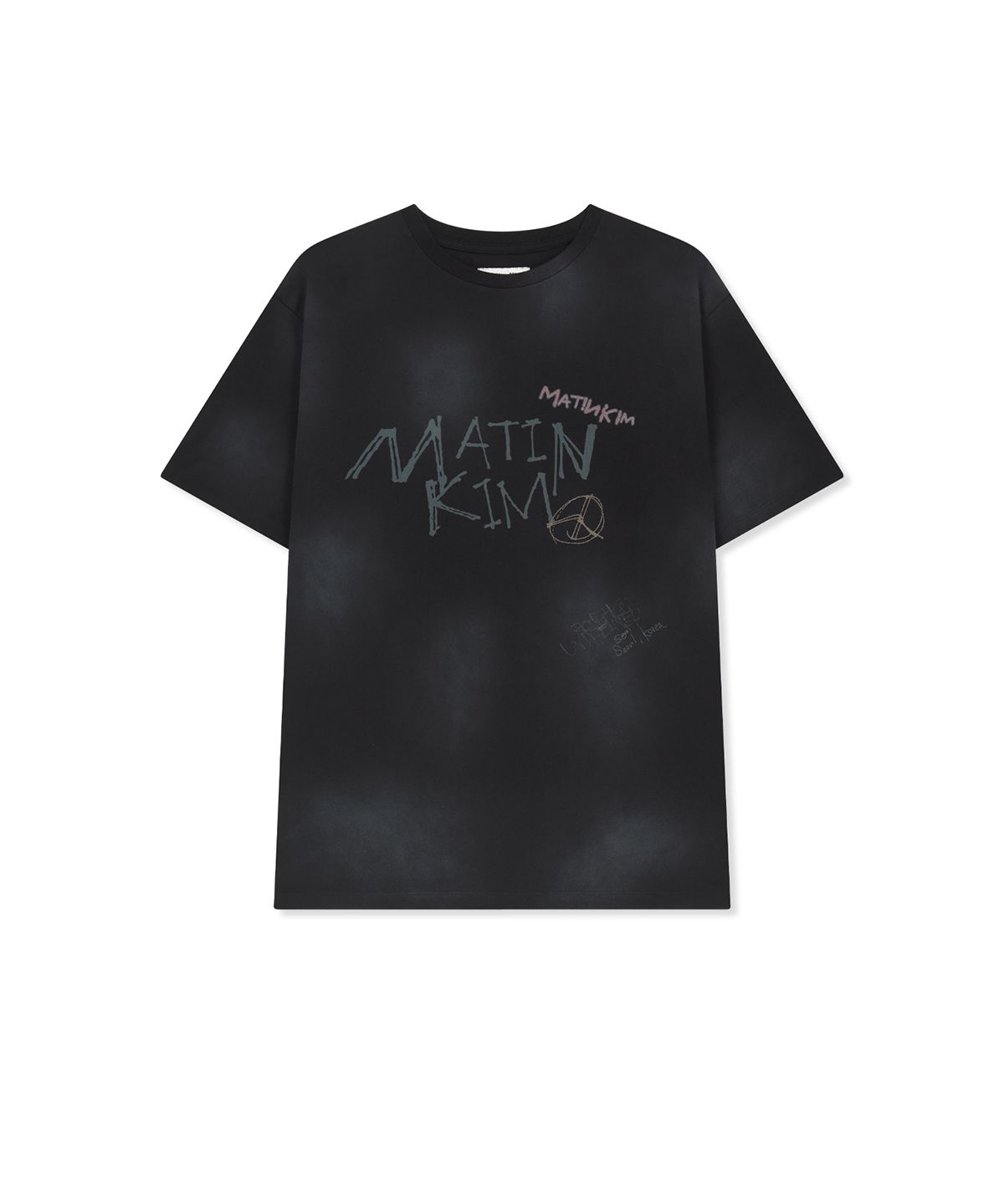 마뗑킴(MATIN KIM) VINTAGE GRAFFITI LOGO TOP IN BLACK