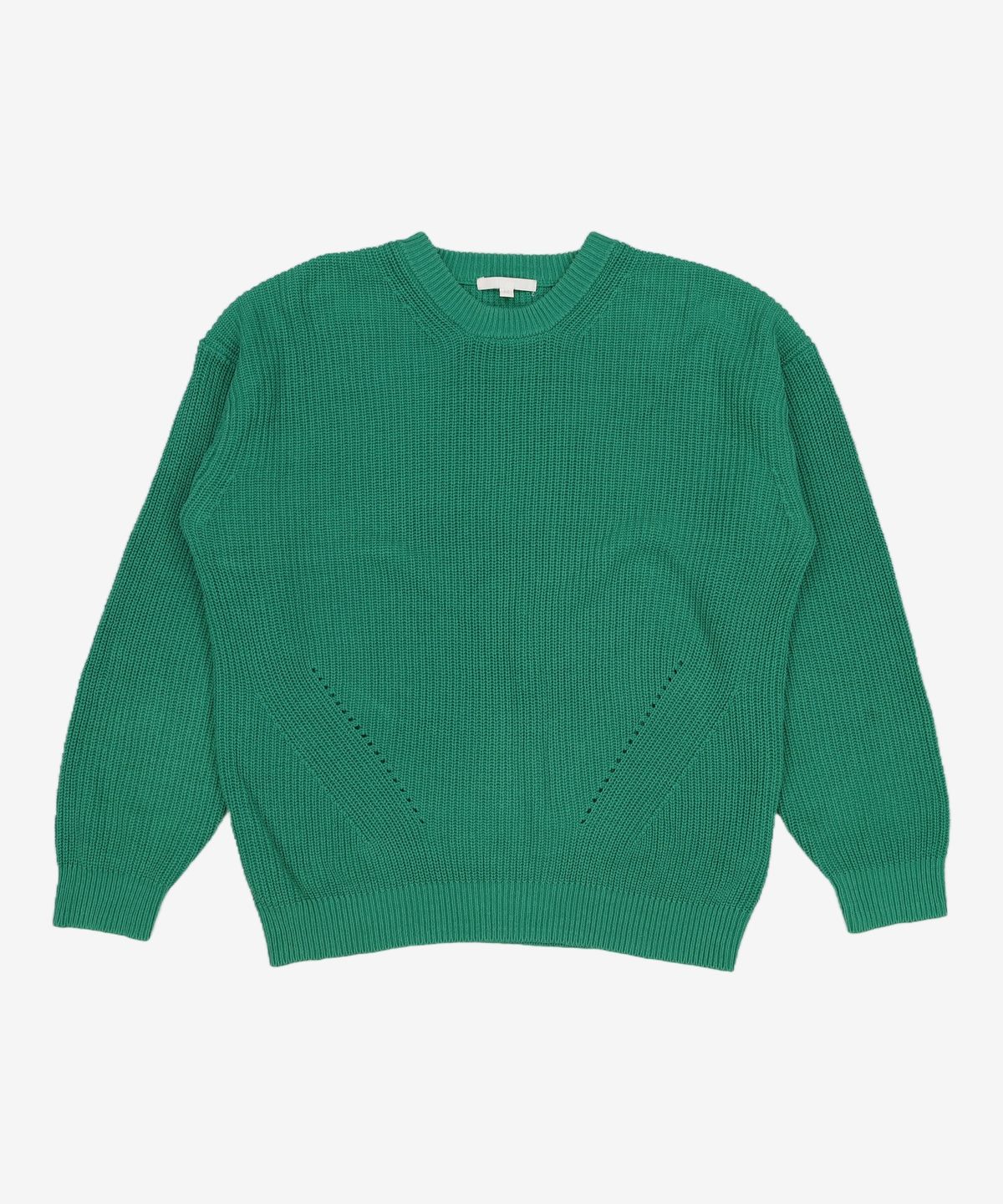 키뮤어(KIIMUIR) 22FW 워셔블 크루넥 니트_ 에메랄드 그린 M