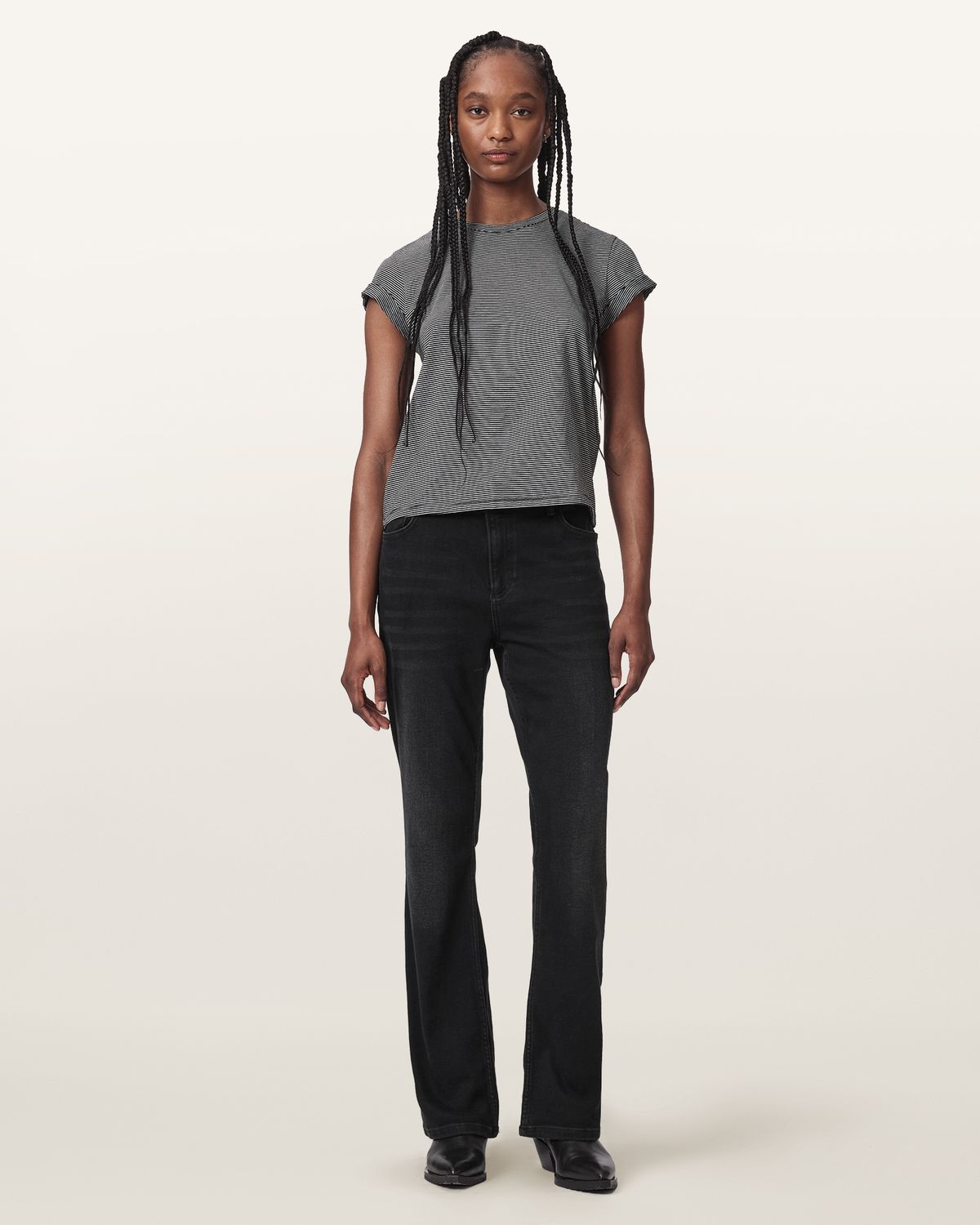 올세인츠(ALLSAINTS) 할단 슬림 부츠컷 W091EE-162