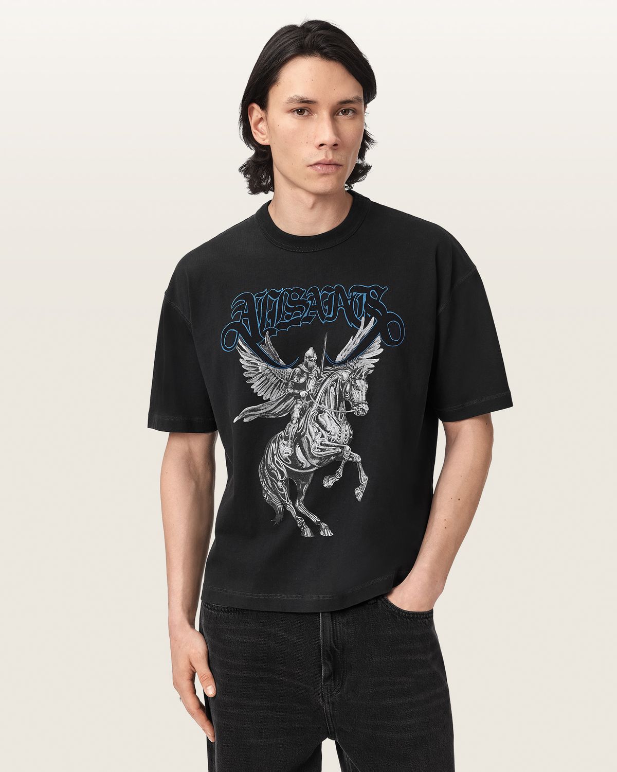 올세인츠(ALLSAINTS) 반가드 크루 티셔츠 M010PF-162