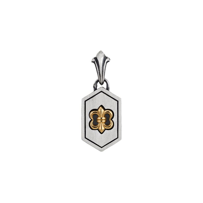 Infleuris Shield Gold Pendant