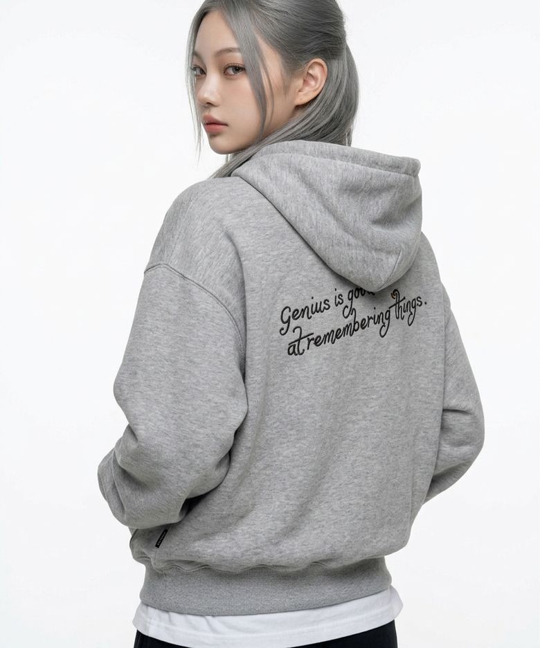 AG 2603 스탠다드 기모 후드티 (2컬러)