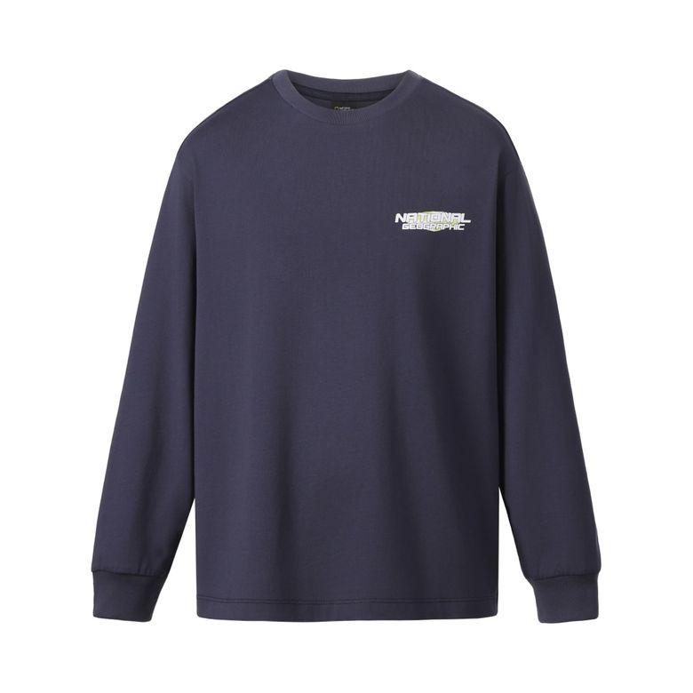K263UTS910 그래픽 싱글 티셔츠 NAVY