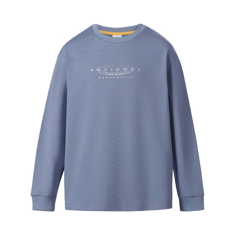 K263UTS901 베이직 싱글 티셔츠 GRAY BLUE
