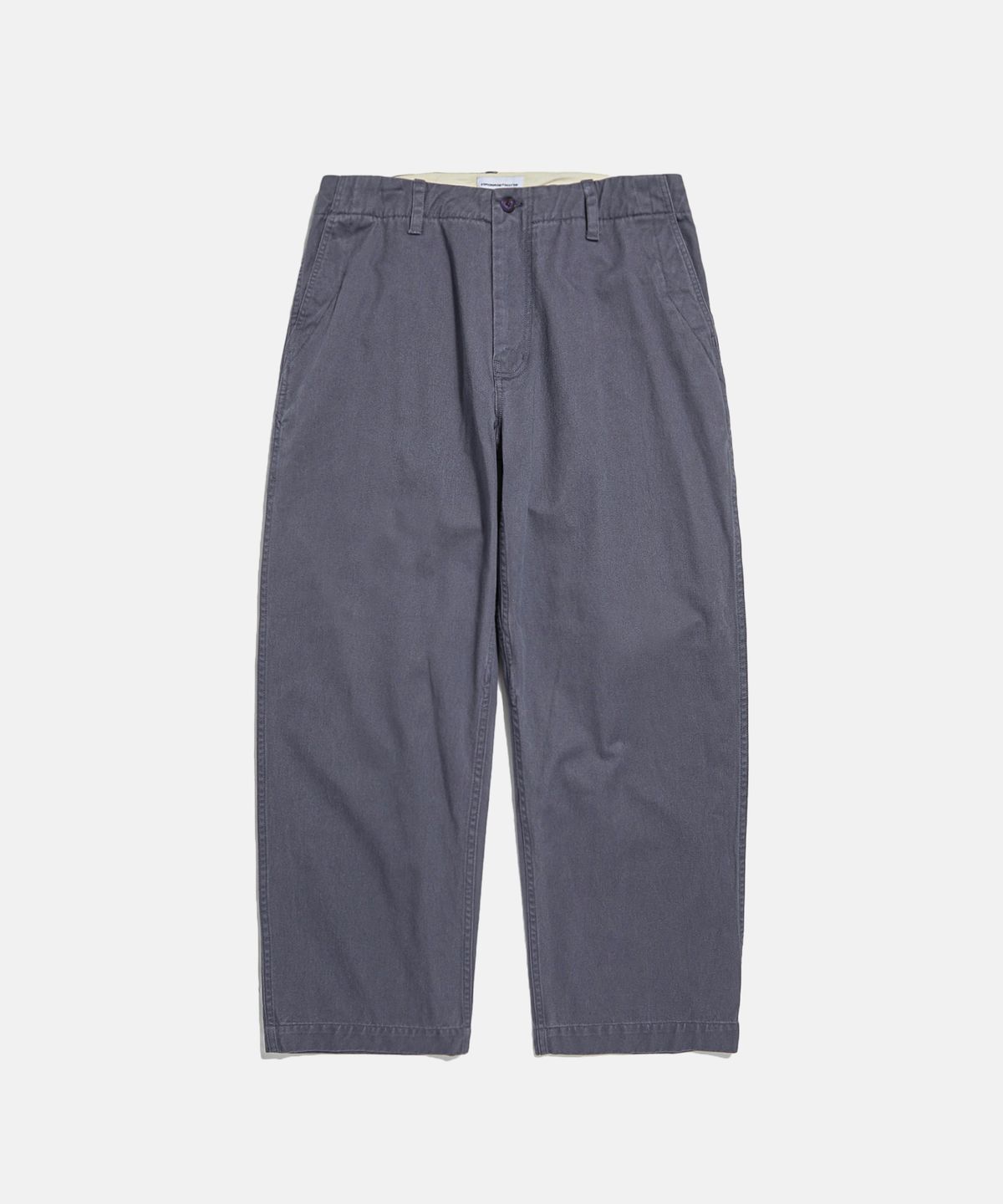 에스피오나지(ESPIONAGE) Wide Officer Pants Slate