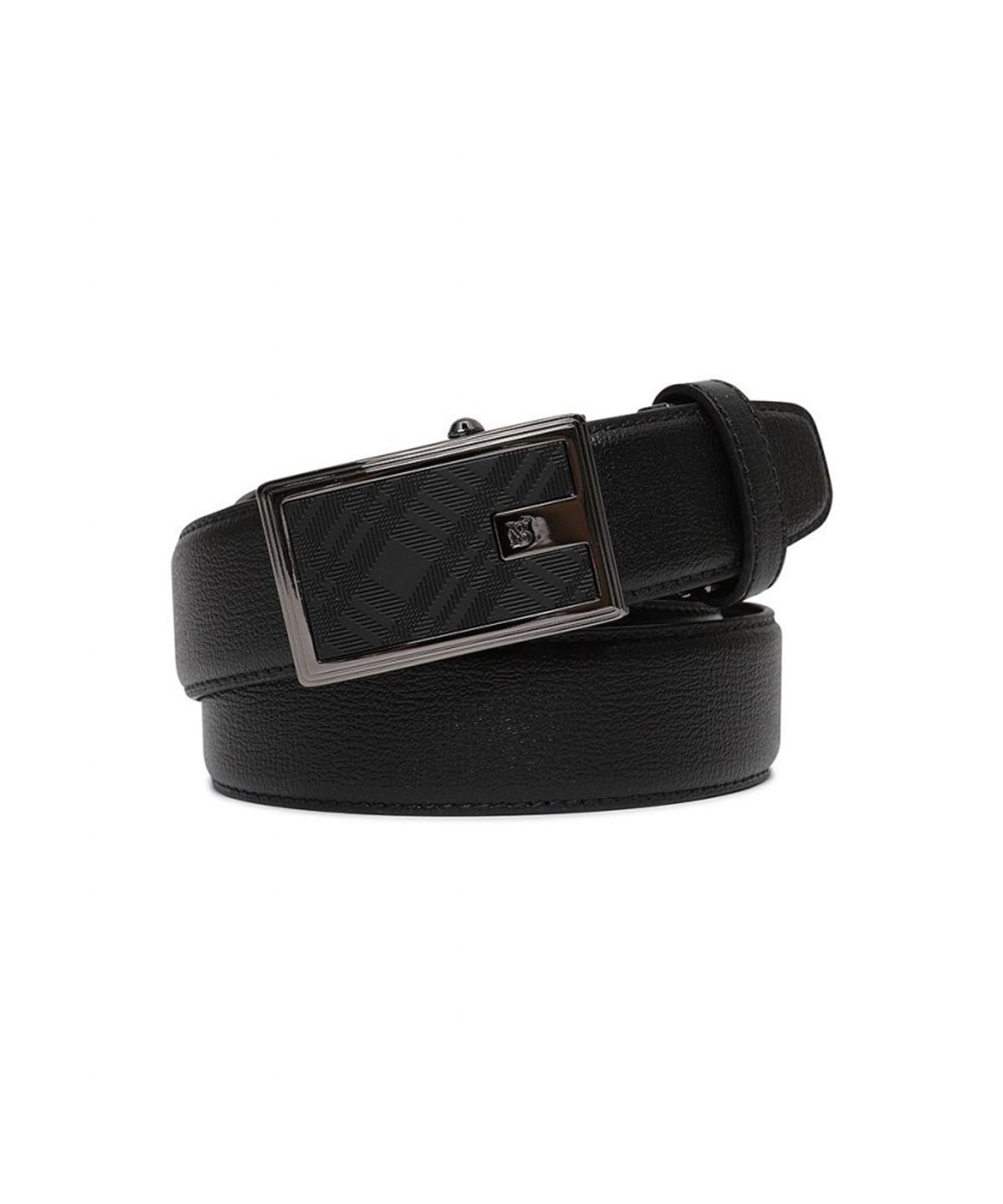베노베로(BENOVERO) 소가죽 더비엠보 자동벨트 블랙_BMF1ACB1258K1