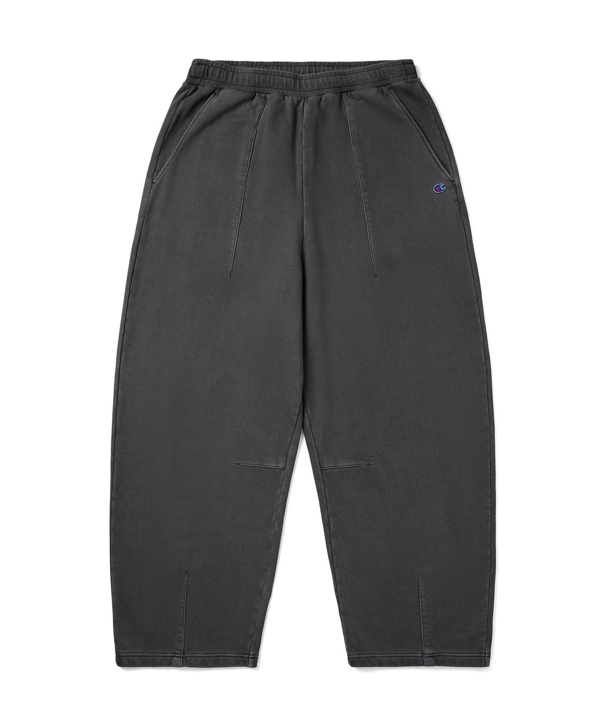 챔피온(CHAMPION) 벌룬핏 조그택 다잉 스웨트 팬츠 Charcoal