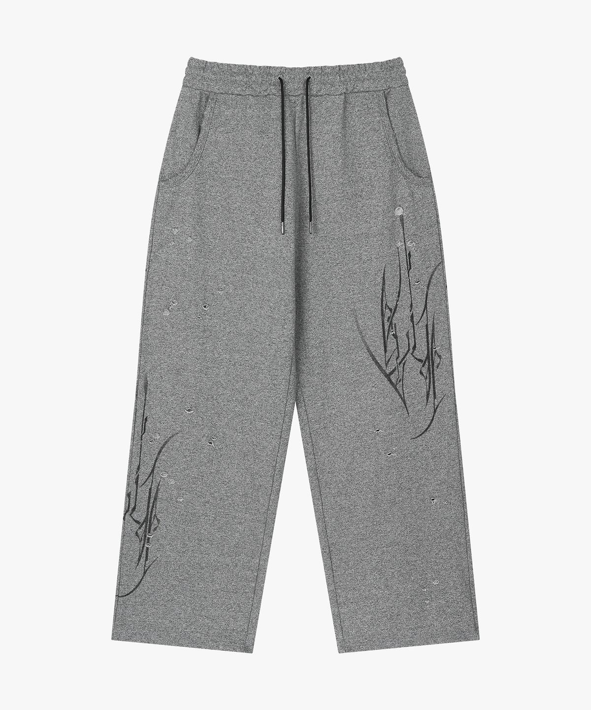 엔드릭스(EDLIX) Surge Syro Pierced Sweatpants (Heather Gray)