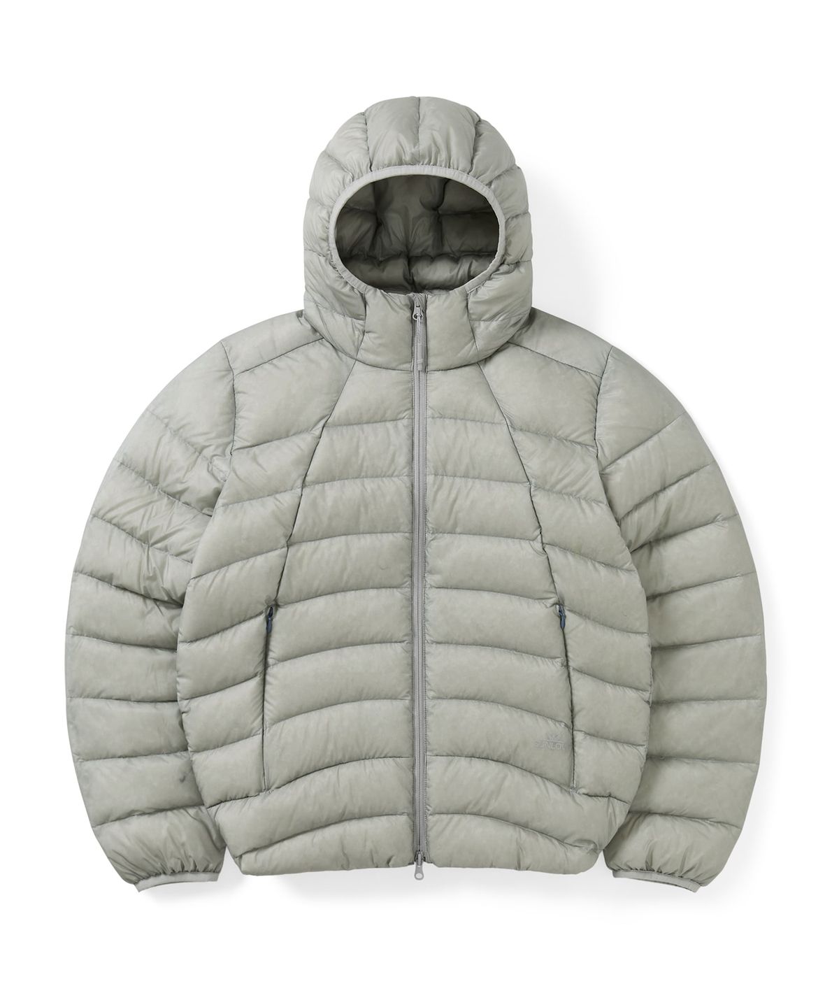 썬러브투어(SUNLOVETOUR) Hooded Fly Light Down Jacket Silver