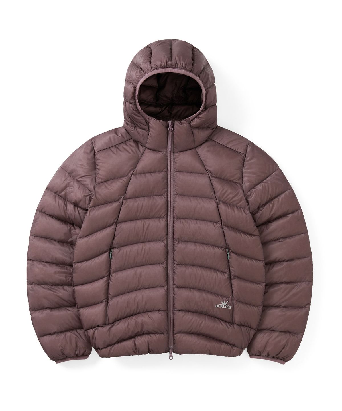 썬러브투어(SUNLOVETOUR) Hooded Fly Light Down Jacket Rose