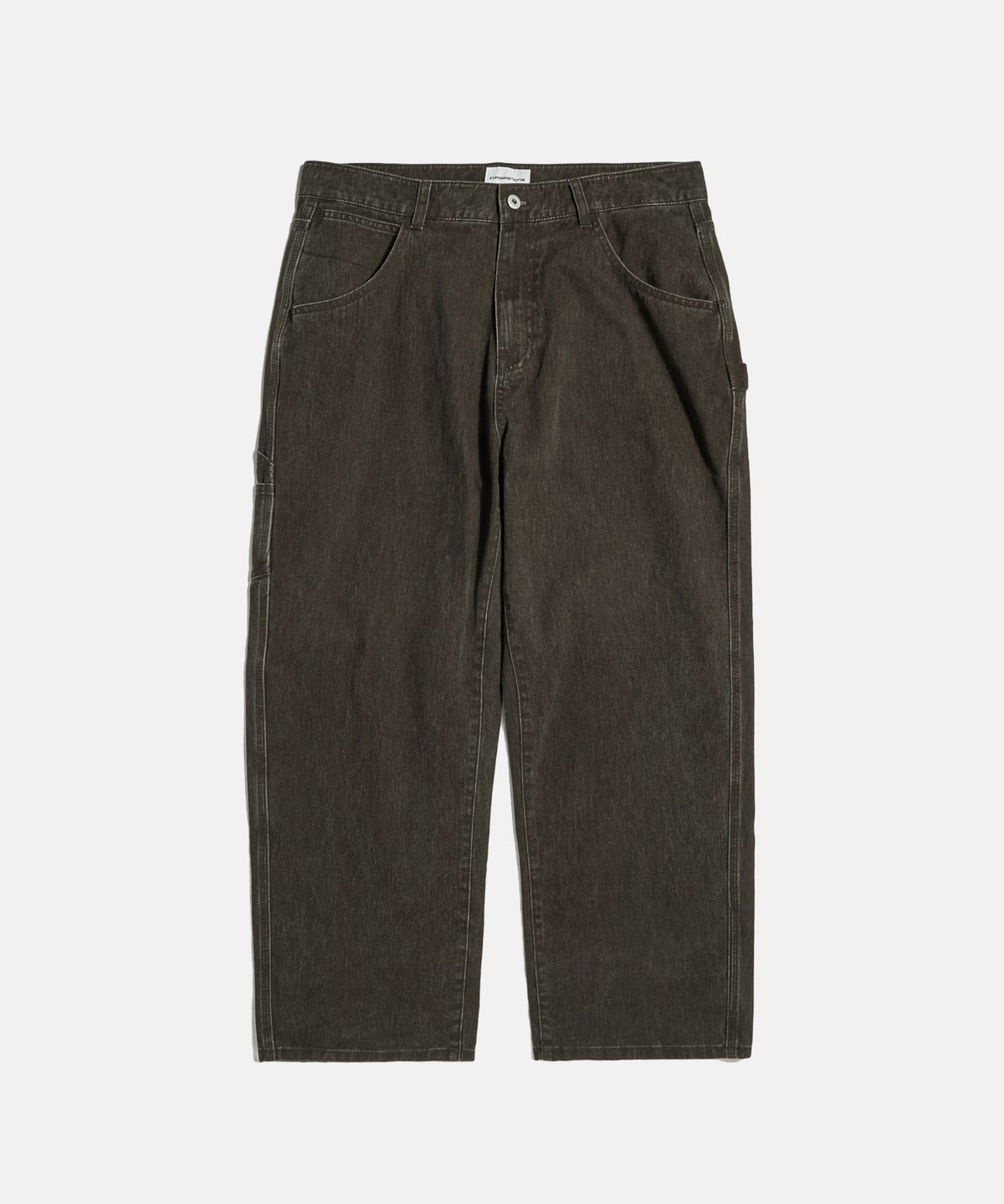 에스피오나지(ESPIONAGE) Vintage Cotton Painter Pants Washed Mocha