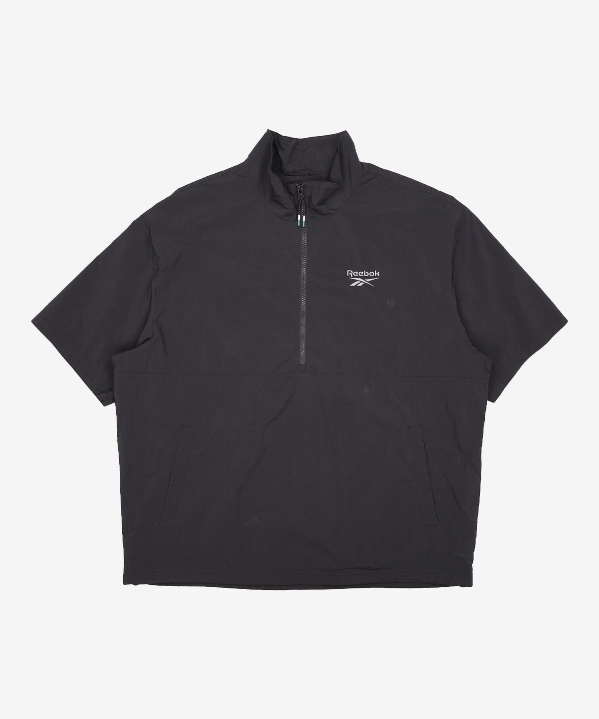 리복(REEBOK) 프라이머리 우븐 반팔 아노락 - 블랙 105