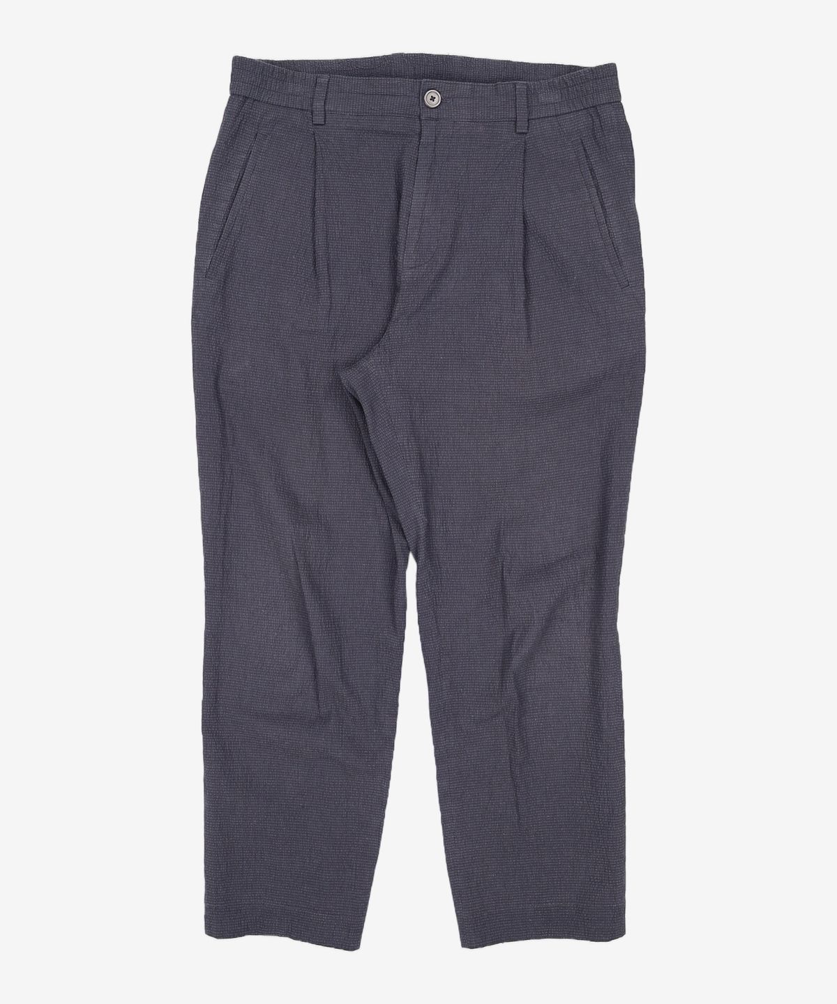 커스텀멜로우(CUSTOMELLOW) [아울렛 전용] seersucker check pattern pants_C9PAM21414GYX 82-92