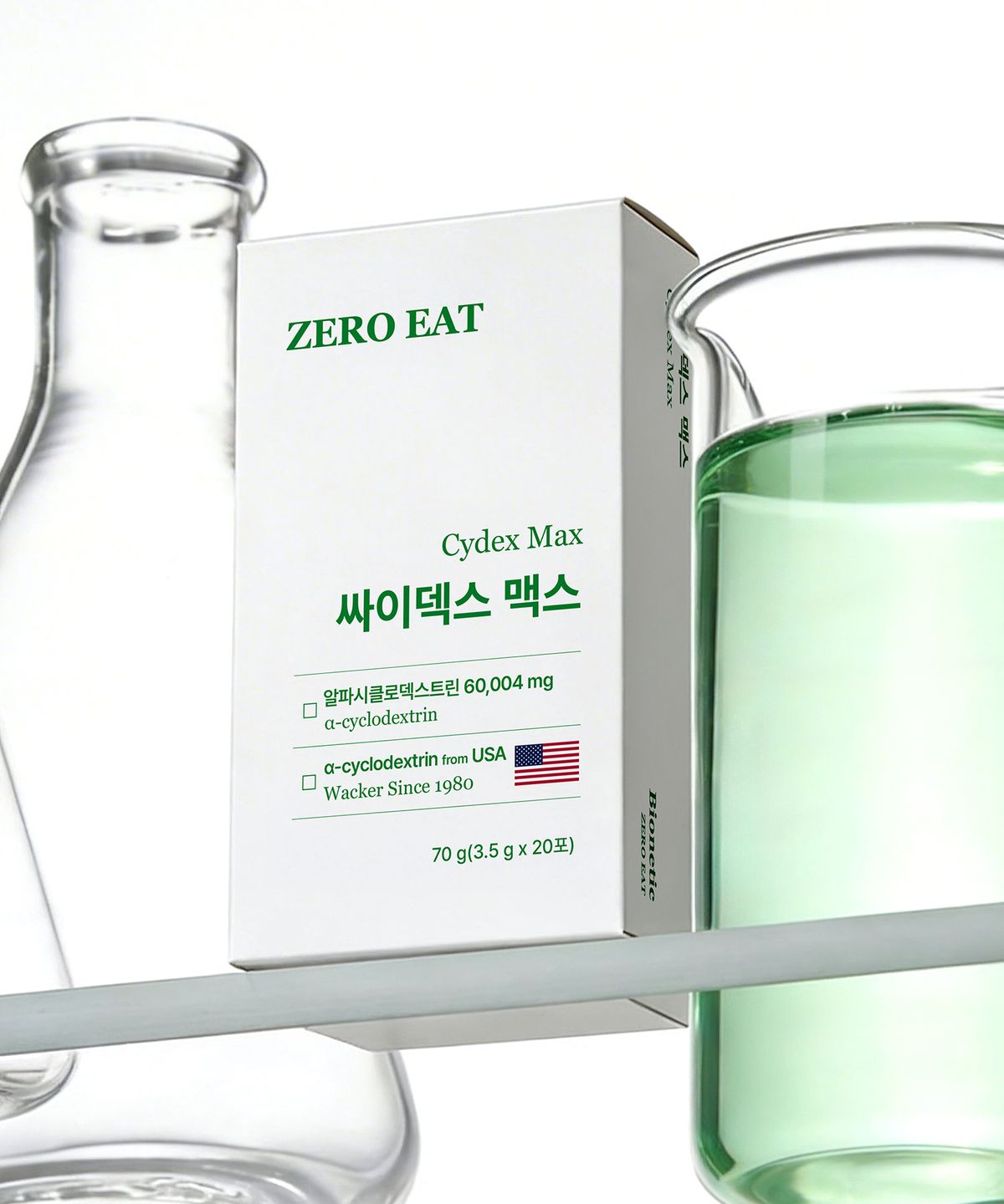 바이오네틱(BIONETIC) 제로이트 알파CD 60,0004.mg 난소화성말토덱스트린 제로파우더 무미 무취 3.5g, 20포