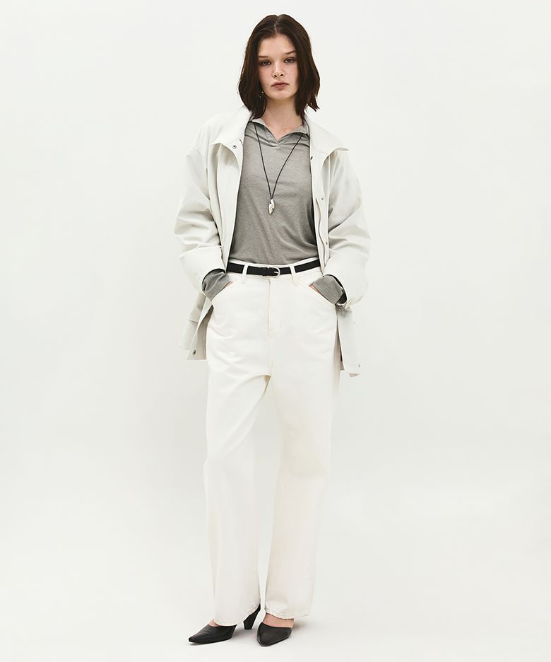 Blanc Highneck Jumper Cauliflower