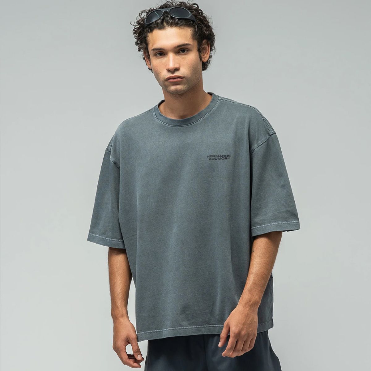 H.쿠모리(H.KOUMORI) MENS SS TSURU T-SHIRT