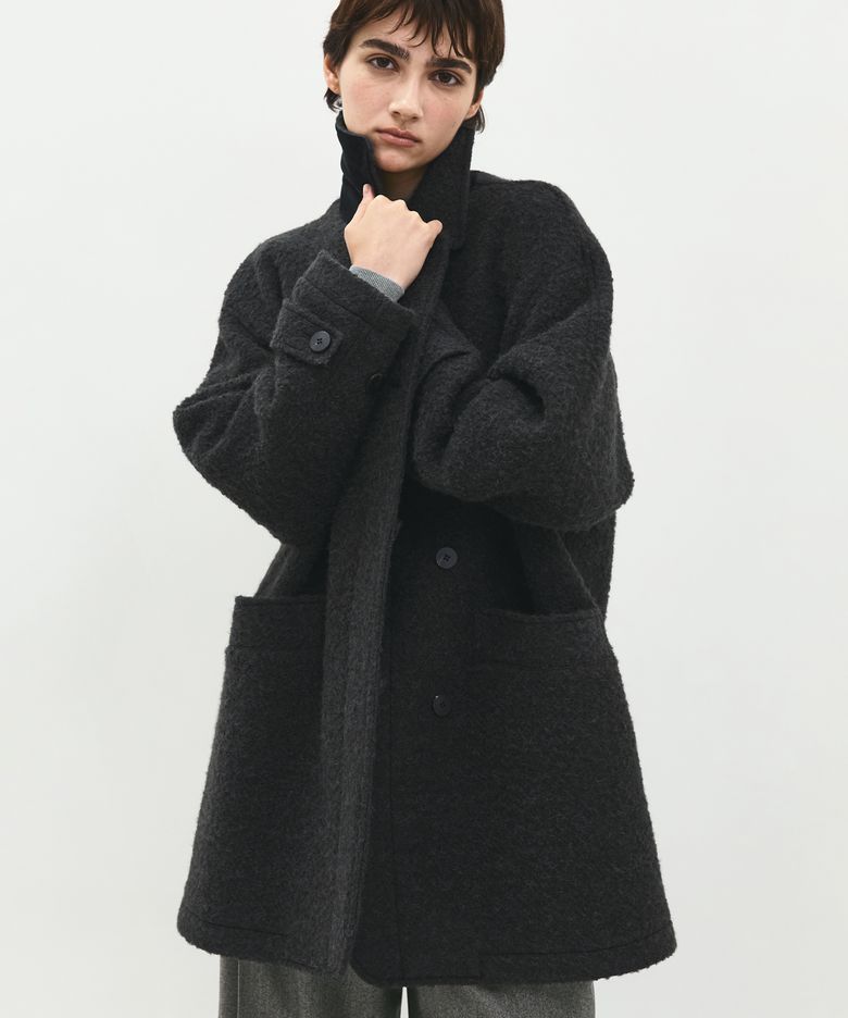 Pluffy Double Coat Charcoal
