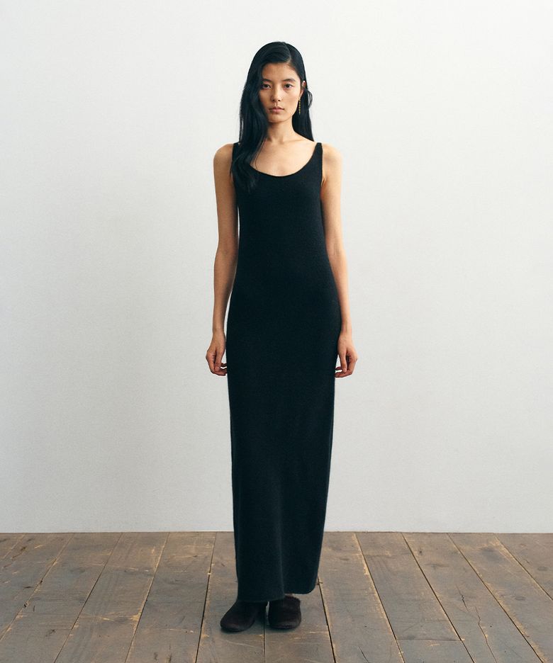 Linea Knit Dress_Black