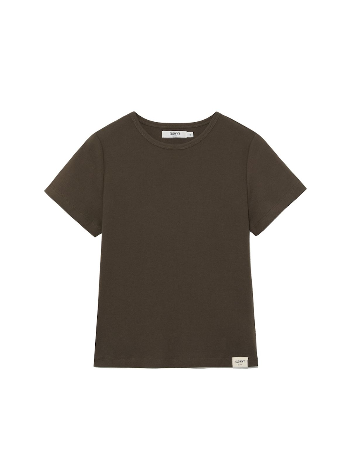 글로니(GLOWNY) G BABY TEE (LONG VERSION) (BROWN)