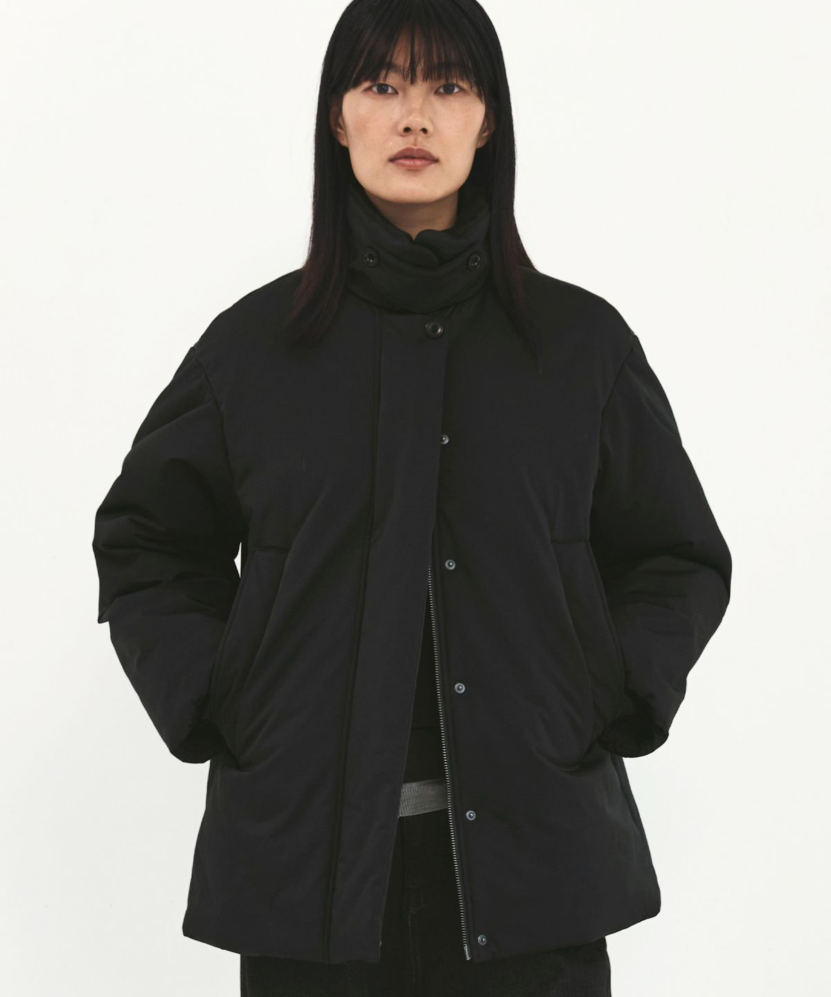 러프사이드 화이트라벨(ROUGH SIDE WHITE LABEL) Igloo Jumper (Insulation) Crow