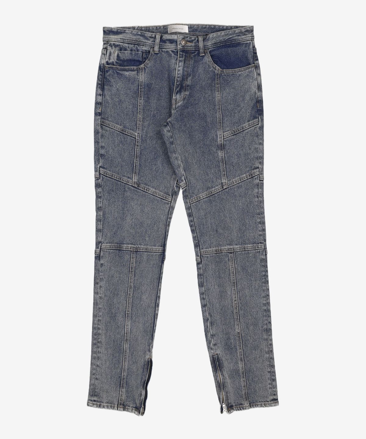 메종미네드(MAISON MINED) BIKER DENIM TROUSERS BLUE 50