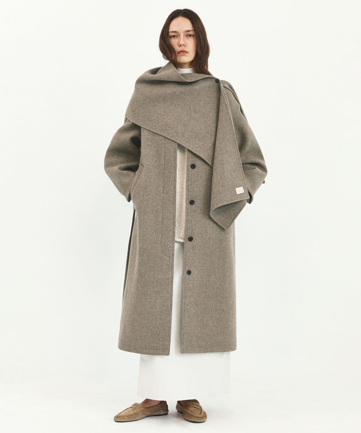러프사이드 화이트라벨(ROUGH SIDE WHITE LABEL) Noble Coat Beige