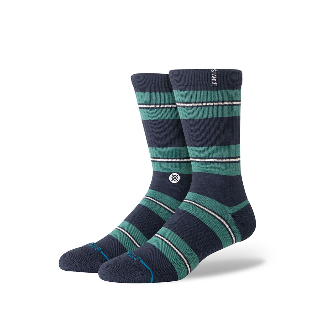 스탠스(STANCE) [UNISEX] 시저 스트라이프 크루 그린 STC-A556C26CAE-GRN