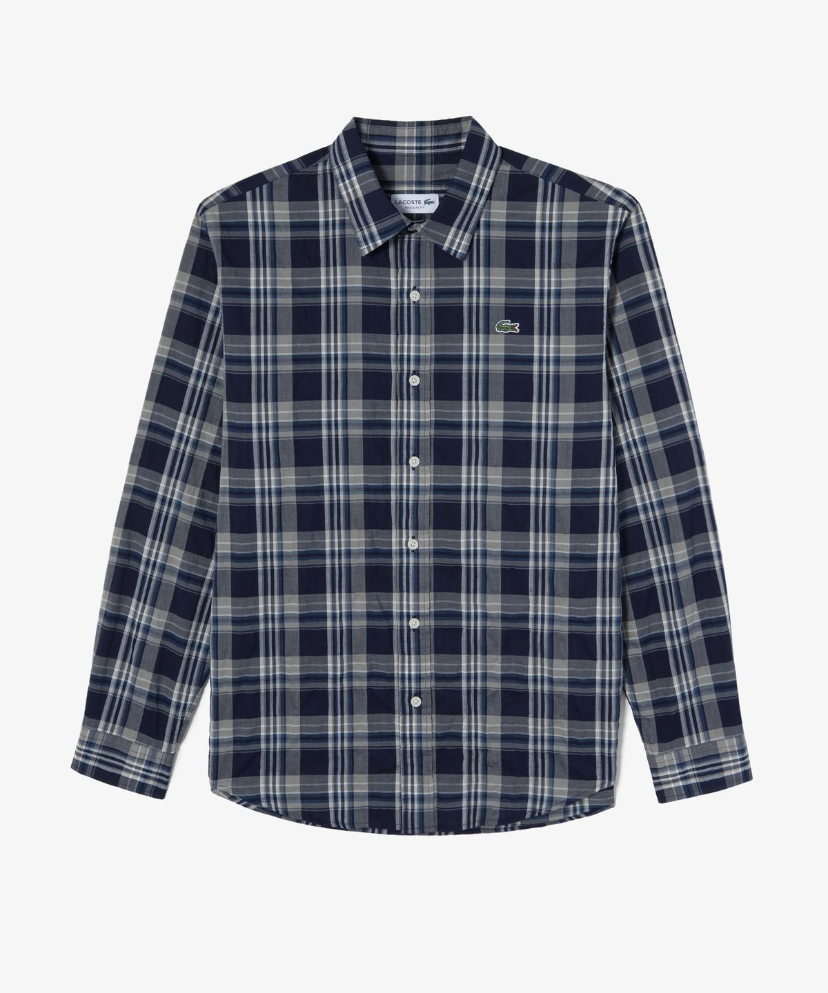 라코스테(LACOSTE) 남성 간절기 체크 셔츠 CH412E-56N MXQ