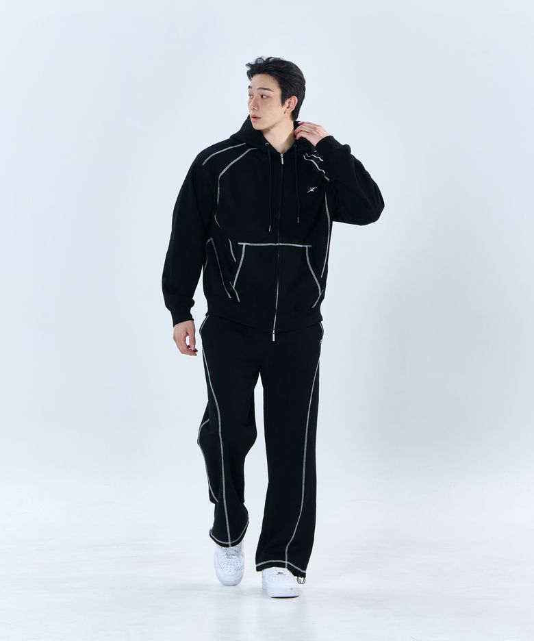[SET] 배색 가이루빠 특양면 셋업 BNZHD02 BNZLPT02