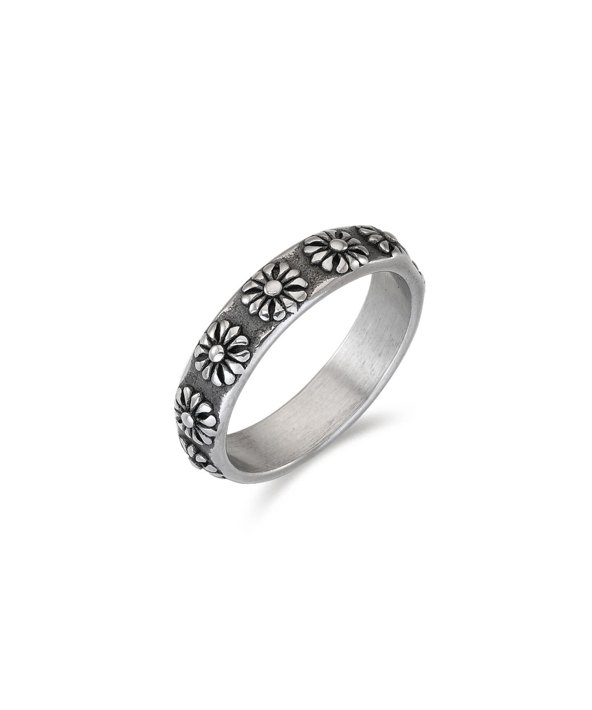 세인트스코트런던(ST.SCOTT LONDON) Vintage Floral Steel Ring / STJ-SR2015