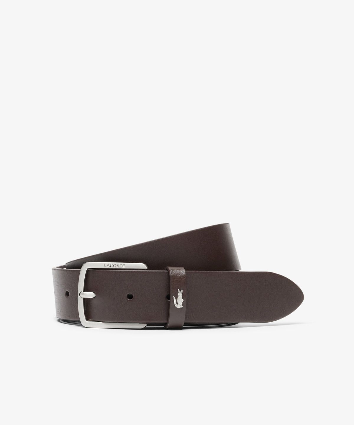 라코스테(LACOSTE) 남성 엘레강스 35MM 실버크록 가죽벨트 RC4082M56N 028