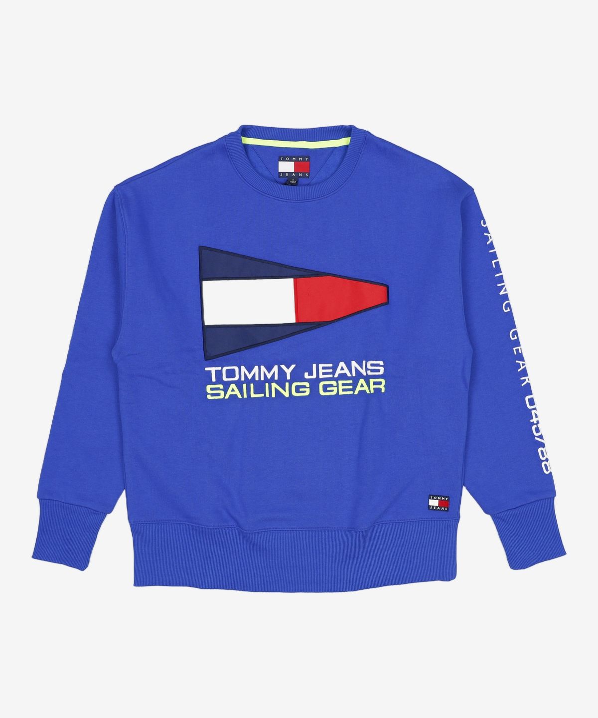 타미진스(TOMMY JEANS) [남성] 폴리혼방 플래그 자수 크루넥 스웨트 티셔츠 TJMS3KOE93A0 B40 M